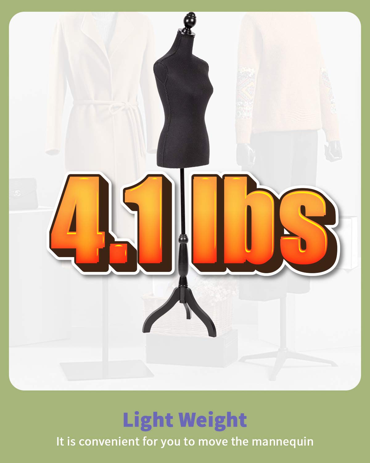 Amazon.com: Mannequin Torso Manikin Dress Form Height Adjustable
